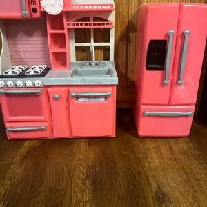 Pink Play Kitchen Set